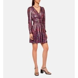 The Kooples Confetti Floral Metallic Party Dress 💕